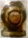 Tapetum Lucidum I, Spiegelkarton, Radierung (�tzung, Kaltnadel), Asphaltlack, Karton, Glas, Reflex, 2011, 42 x 59 cm