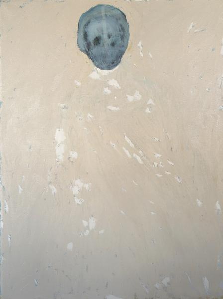 Decke, Öl, Kohle, Jute, 2009/2014, 150 x 200 x 5 cm, Martin Wieland Kunsthandel, Trier