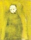 Maske, �l, Kohle, Jute, Fichte, Lack, 2009, 34 x 44 x 5 cm