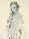 Alias, �l, Kohle, Kreidegrund, Leinwand, 2009, 60 x 80 x 5 cm, (Privatsammlung, Hamburg)